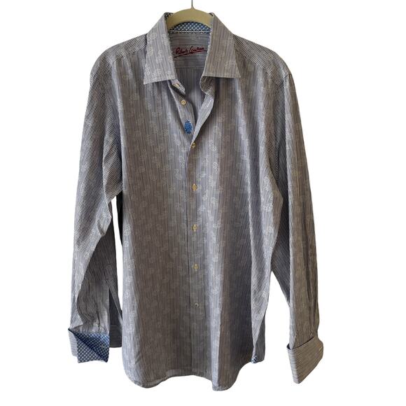 Robert Graham Men’s Long Sleeve Button Down Shirt Size 41/16 - Picture 1 of 9